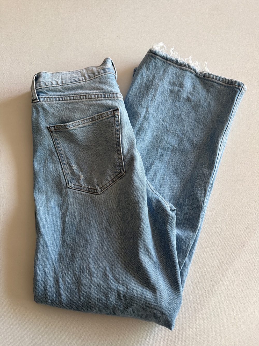 AYR The Secret Sauce Jeans Heirloom Light Blue Wash 29S Relaxed Straight Denim - Picture 12 of 14